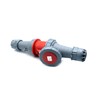 1Set Waterproof Industrial Connector Plug Socket, 4Pin 63A 380V-415V 3P+E