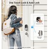 Veise RZ06C Smart Locks for Front Door, 2 Knob Handle
