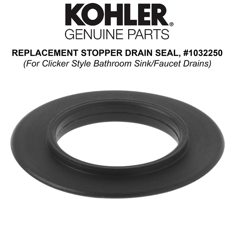 KOHLER 1032250 Seal Ring for Sink Pop-Up Stoppers or Clicker-Style