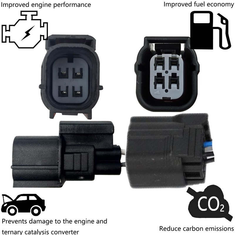 1 Pair Oxygen Sensors Replacement for 2015-2012 Honda Civic 1.8L,