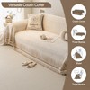 ROOMLIFE Khaki Boho Sofa Couch Cover Blanket for 3 Cushion