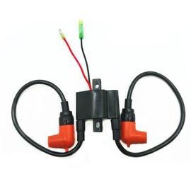 OMGparts Bobina de encendido para Yamaha 25HP 30HP 40HP fueraborda (1984-1997) 689-85570-20-00 689-85570-21-00 C30 CV30 C40 CV40