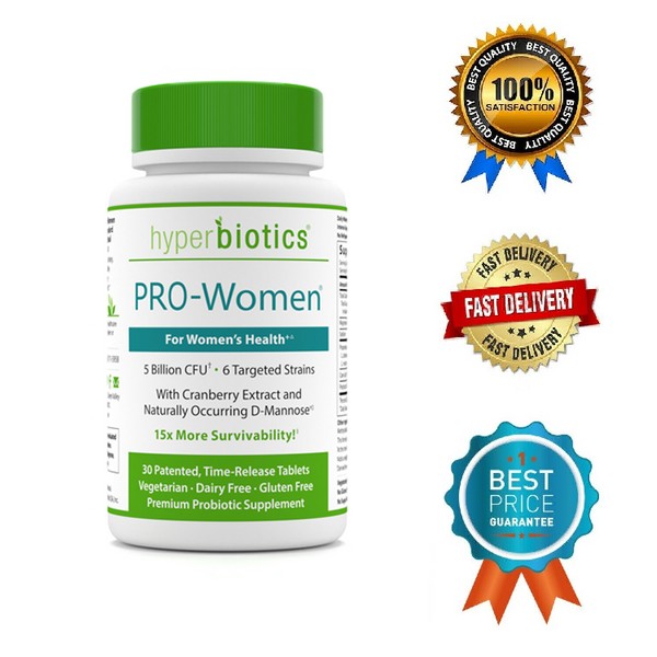 Hyperbiotics PRO-Women Probiotics Specifically For Women Support Digestive 30CT