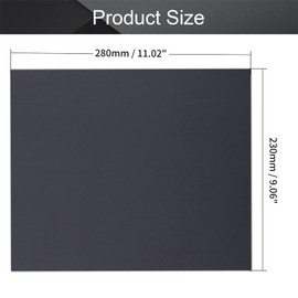 Utoolmart 600 Grits Sanding Sheets Wet Dry Silicon Carbide Sandpaper for Wood Furniture Metal Automotive Polishing 3pcs