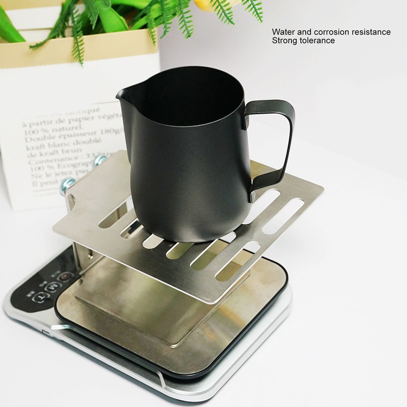 Coffee Weighing Rack Stainless Steel Electronic Scale Rack Adjustable Extraction