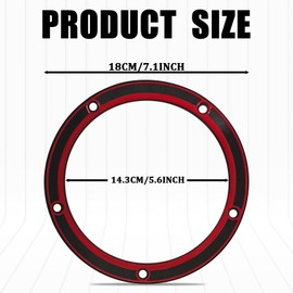 SWQS Derby Cover Gasket for Harley Touring Dyna Electra Glide Softail Fatboy FXD 1999-2016, 5 Holes Twin Cam Derby Cover Gasket Replacement Parts 25416-99X Compatible with Harley