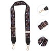Abaodam Guitar Strap Banjo Shoulder Strap Vintage Printed Adjustable Shoulder