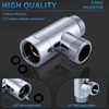 G-Promise All Metal 3 Way Diverter, Hose Fitting Tee, T