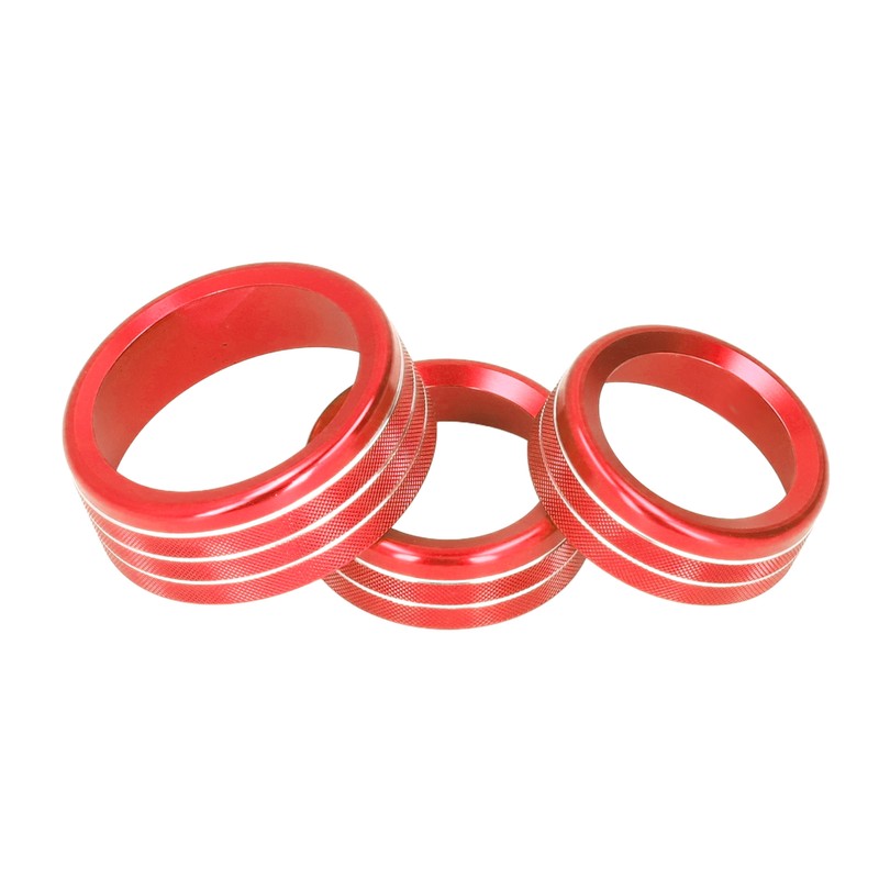 Air Conditioner Switch CD Button Knob Cover Trim Aluminium Alloy