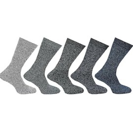reshmena® 3 Hiking Socks for Mens Cotton Rich Trekking Socks Running Sports Performance Socks Men Camping Outdoor Hike Socks (6-11)
