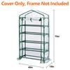 DECOHS Extra Wide 5 Tier Greenhouse Replacement Cover- 75 x