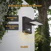 Lustrlach Solar Lights Motion Sensor Outdoor Wall Sconce Waterproof LED