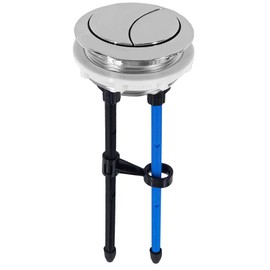 Dogxiong 58mm/2.28 Inch Dual Push Flushing Toilet Button Toilet Tank Button Toilet Button Flush Button Replacement with Thread Diameter, Lengthen to 7.87inch/20cm