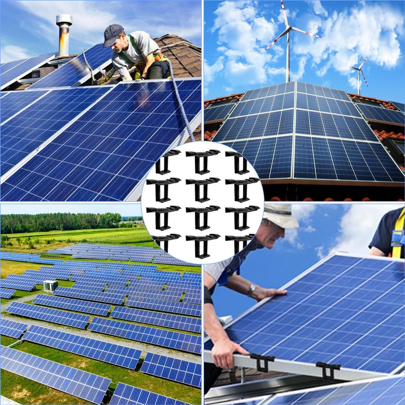 YUZHEDM Pack of 30 Solar Panel Holder 35 mm, Solar
