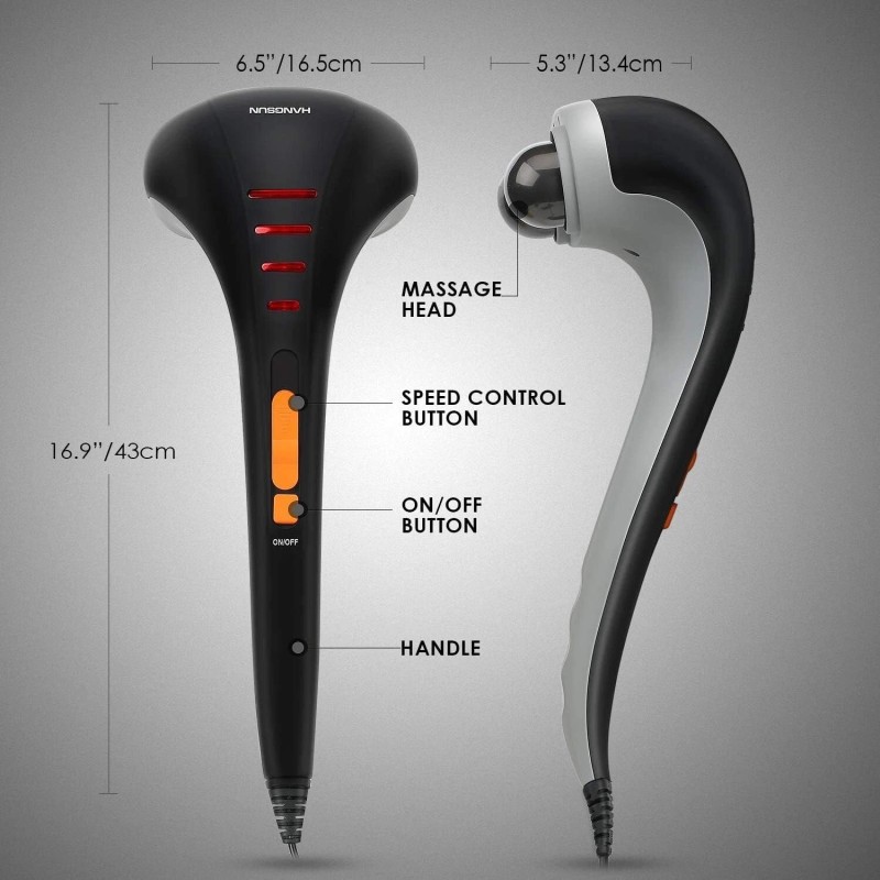 hangsun Handheld Neck Back Massager MG400 Deep Tissue Percussion Massage