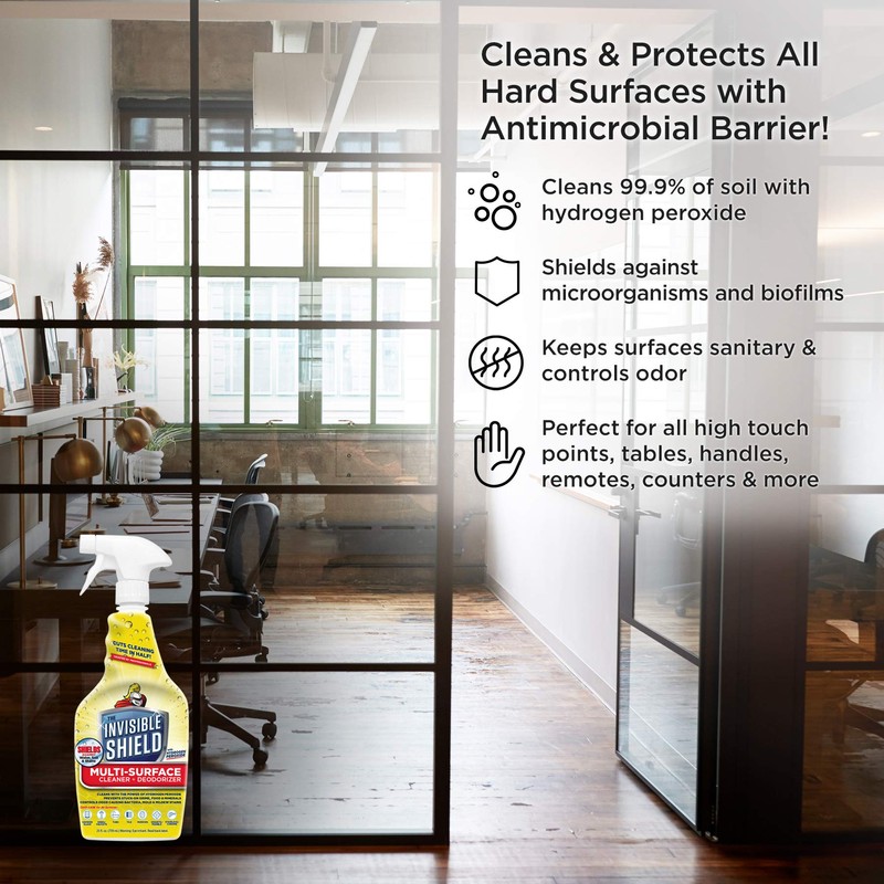 Invisible Shield Multi Surface Cleaner, Deodorizer with Hydrogen Peroxide- 32