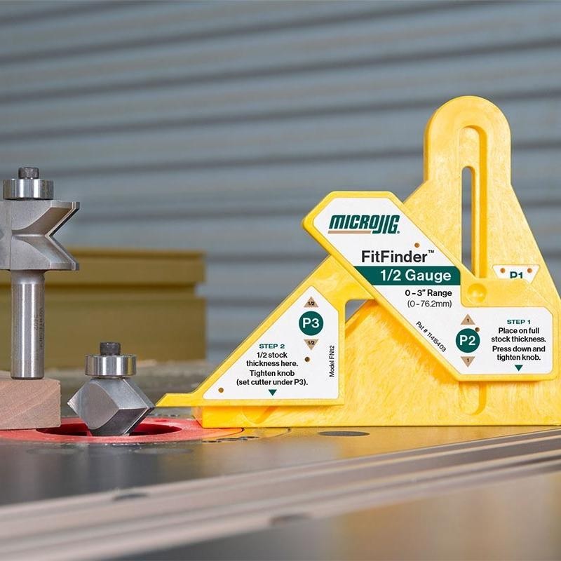 FITFINDER 1/2 Gauge - Find 1/2 thickness of material in