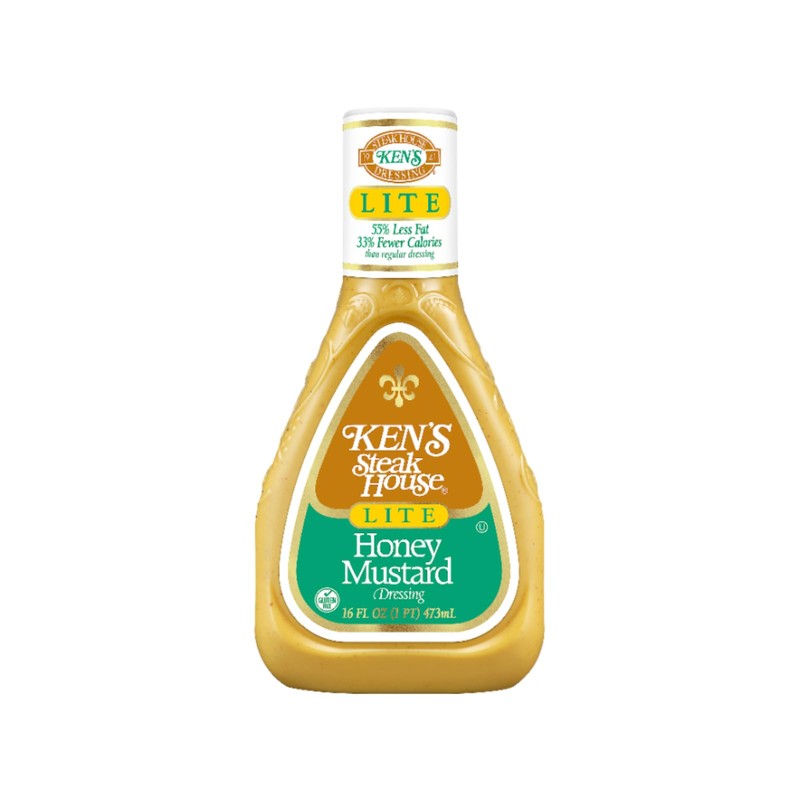 Ken's Steak House Lite Honey Mustard Dressing 16 Fl Oz