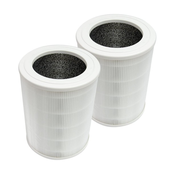 PUREBURG Replacement True HEPA Filter Compatible with BISSELL Air180 Air Purifier(3496A), Part # 3502, 3-Stage Filtration High-efficiency, 2-Pack