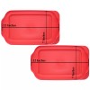 Pyrex 232-PC 11" x 7" Red Rectangular Lid Cover 2