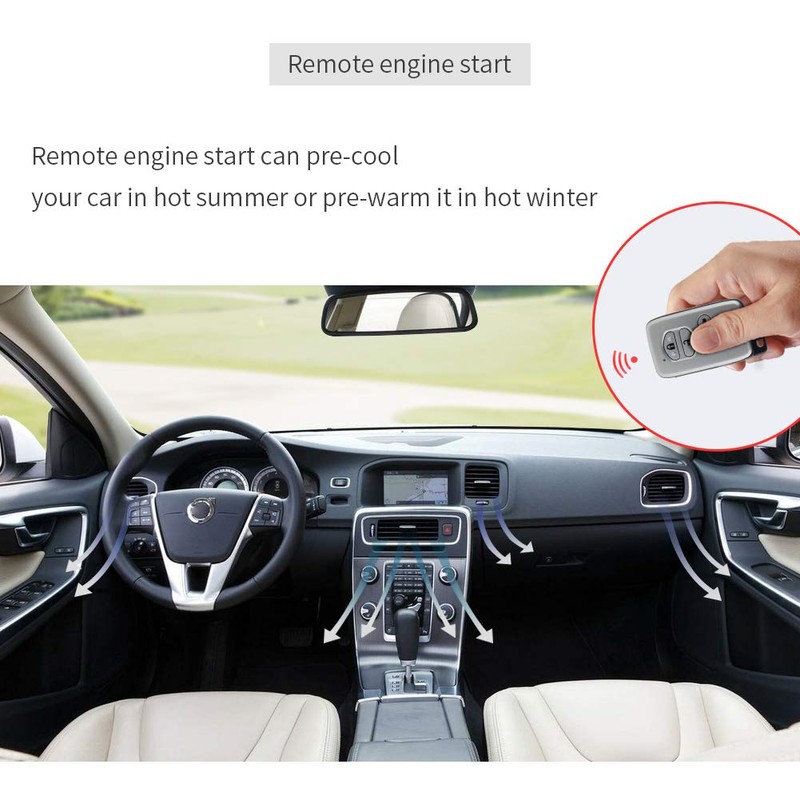 EASYGUARD EC002-T Smart Key PKE Car Alarm System Auto Start