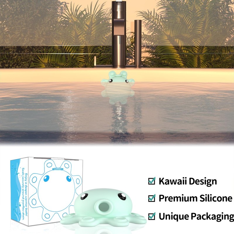 Bathtub Overflow Drain Cover - Silicone Bath Tub Drain Cover,