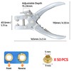 Eyelet Pliers Paper Set with Eyelets Hole Punch 5 mm