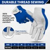STONELIGHT Unisex Gardening Gloves Made with Leather & Spandex -