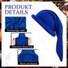 Geyoga Dwarf Hat with Beard Carnival Hat Dwarf Pointed Hat