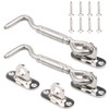 Stainless Steel Cabin Hook, Tiberham Heavy Duty Eye Latch Lock,