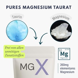 MGX® Magnesium Taurat Kapsel Nachfüllpack [3260mg] - hochdosierte Magnesiumtaurat