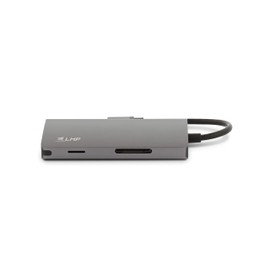 LMP USB-C mini Dock - 8-port USB-C mini Dock with HDMI, USB 3.0, Ethernet, SD/MicroSD, USB-C