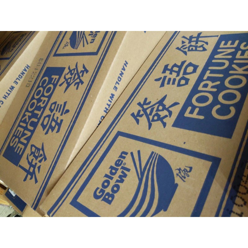 Golden bowl fortune cookies 350 PCs 1 box