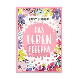 bentino Music Birthday Card, Greeting Card Playing the Song Happy (Cover), DIN A5 Set with Envelope