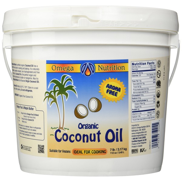 Omega Nutrition Coconut Oil, 112-Ounce