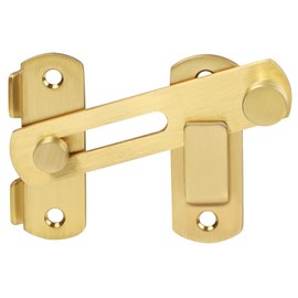 Alise 4 inch Flip Latch Gate Latches, Safety Door Lock for Barn Wood Fence Sliding French Doors,Heavy Duty SUS304 Stainless Steel Gate Hardware Gold Finish,MS9500-G