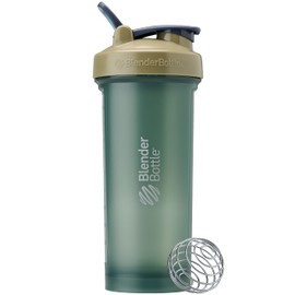 BlenderBottle Classic V2 Shaker Bottle Perfect for Protein Shakes and Pre Workout, 45oz, Full Color Tan