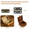 30 Pcs Retro Jewelry Box Hinges and Latches Set, Antique