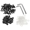 Alamor Motorcycle Fairing Bolts Kit Fastener Clips Screw compatible with