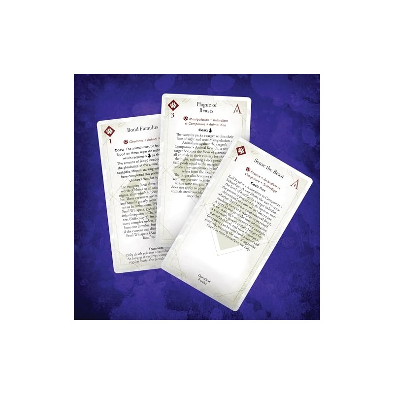 Renegade Game Studio: Vampire: The Masquerade - Discipline Deck Accessory