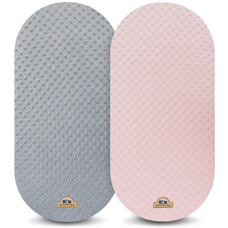 BlueSnail Sábana Bajera Ajustable Suave y elástica para moisés, sábanas
