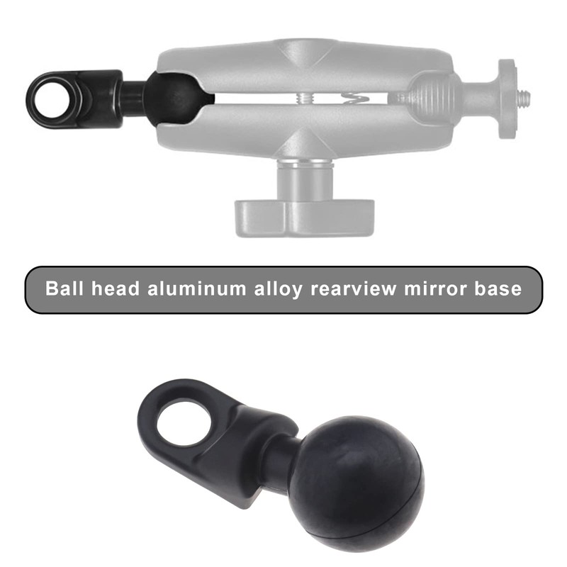 ECSiNG Aluminum Alloy Ball Mount Base Angled Bolt Head Adapter