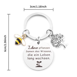 Teacher Gift, Thank You Gifts, Christmas Gifts for Teachers, Keyring, Teacher Gift, Teacher Ideas, Thank You Gift, Farewell Gift, Teacher Christmas Teacher, teacher keychain