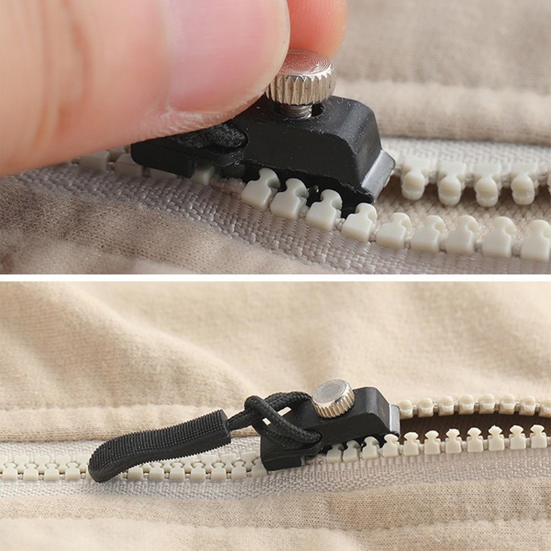 9 Pcs Black Fix Zip Puller Instant Zipper Puller Universal