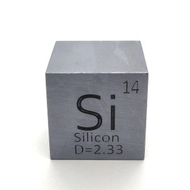 Elemental Specimen Silicon Si (Polycrystalline Block, 3.5 oz (100 g)