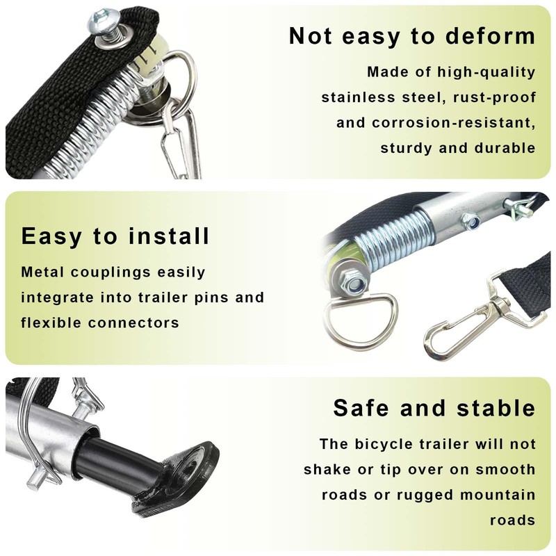 Bicycle Towing Hitch Adapter, Bicycle Trailer, Towing Hitch for Bicycle