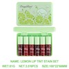 6 Colors lemon Lip Tint Stain Set, Korean Velvet Lip