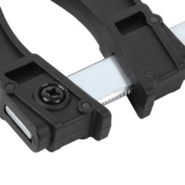 ANKROYU F Clamp Woodworking Ratchet Adjustable Heavy Duty Quick Release Carpenter Tool for DIY Projects Gluing Splicing Plastic Steel Rubber 34x13cm