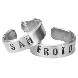 Sam and Frodo - Lord of the Rings - Couples - Best Friends Ring Set