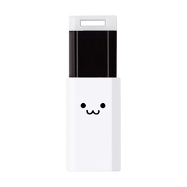 Elecom MF-PKU3064GWHF USB Memory, 64 GB, USB 3.1 & USB 3.0, Retractable Type, White
